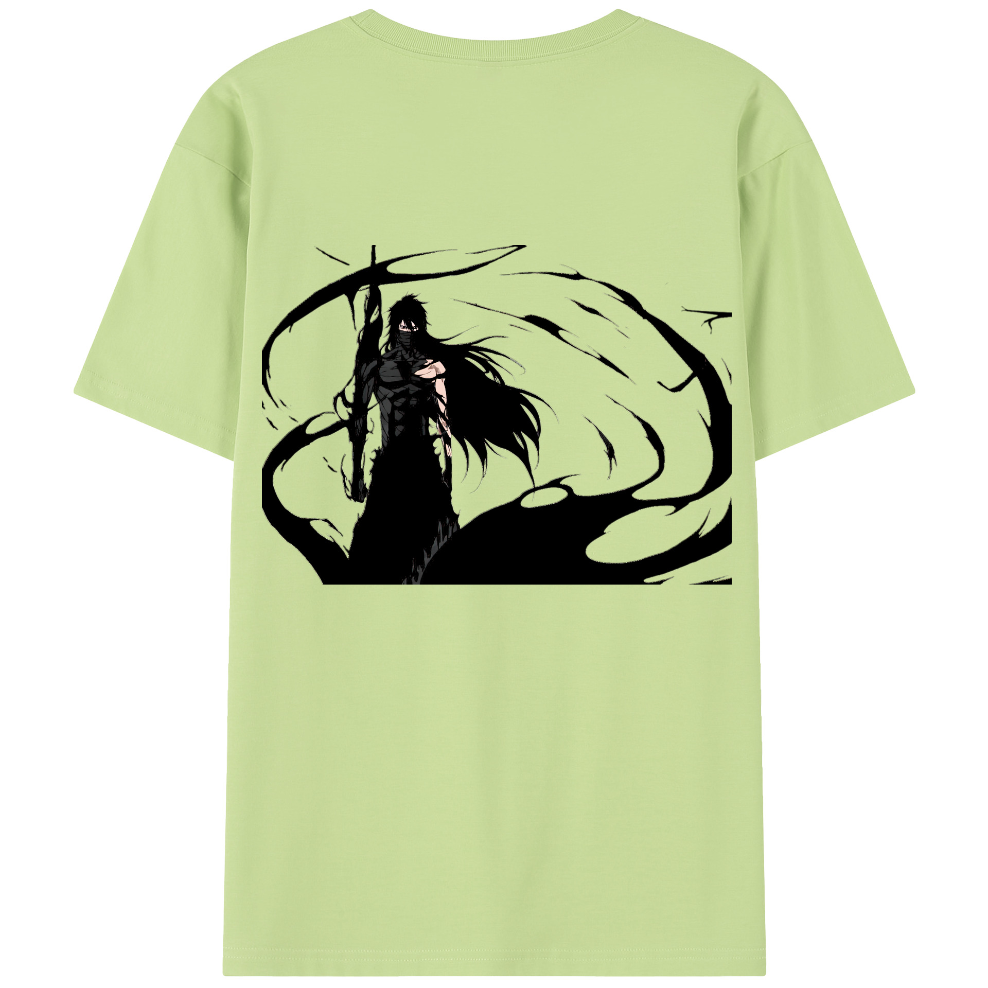 （画像用） ブリーチ 黒崎一護（くろさき いちご）BLEACH Kurosaki Ichigo 綿100％半袖Tシャツ（背面プリント）